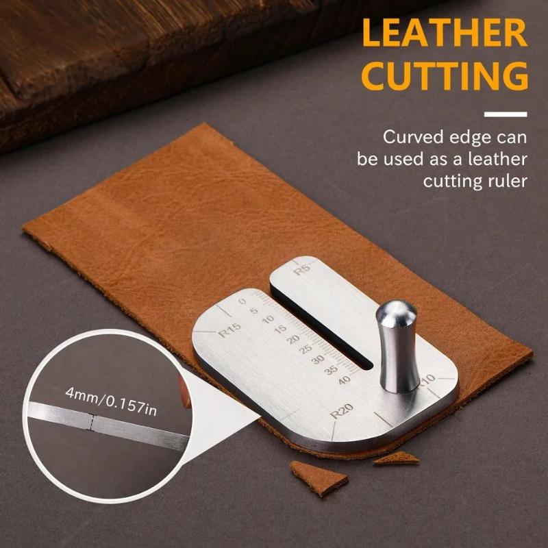 Leatherwork Punch - Leather Working Stitching Punch Aid Plate