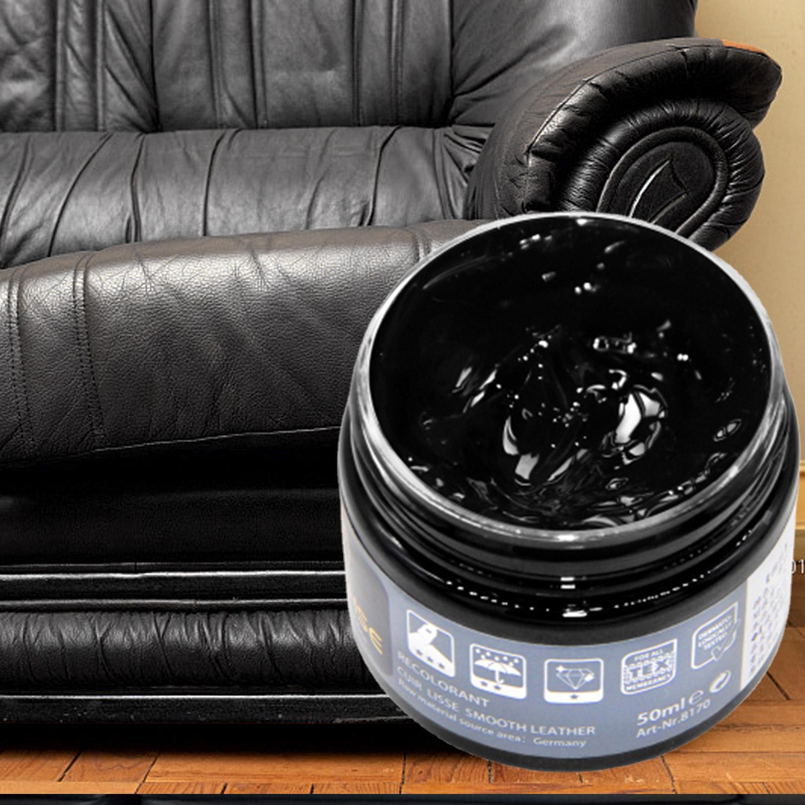 Leather Dye Finish - Leather Paint for Furniture Recoloring Balm