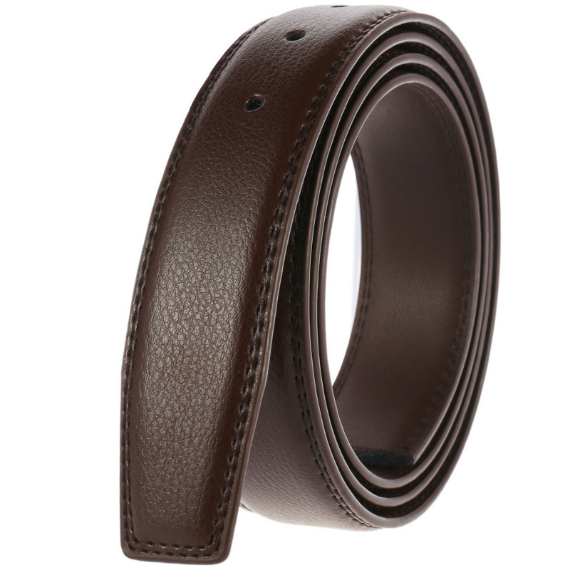 Leather Work Jeans - Luxury Men Belts Solid Genuine Leather