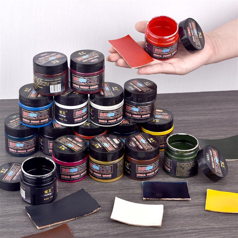 Leather Dye Finish - 50ml Acrylic Leather Repair Paint Pigment