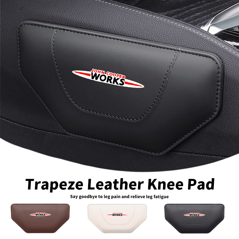 Leather Work Knee Pads - Leather Car Leg Cushion Main Driver's