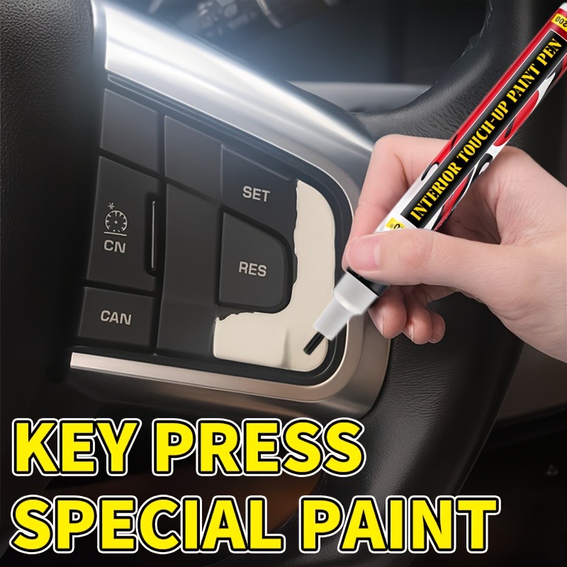 Leather Dye Finish - Car Button Paint Repair Pen |