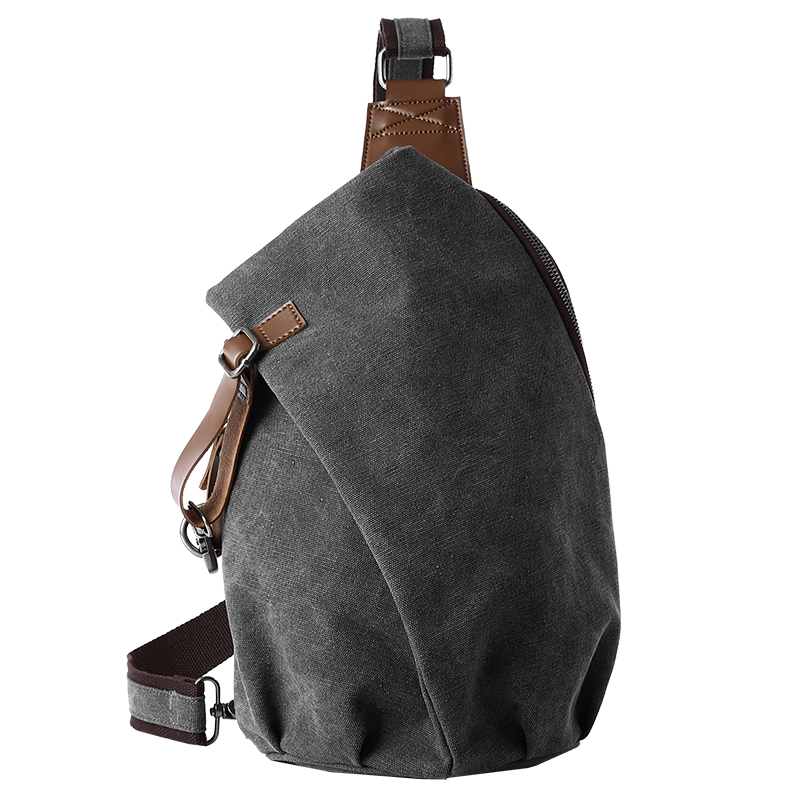 Leather Work Backpack - MTE ELAN Large Capacity Retro Canvas