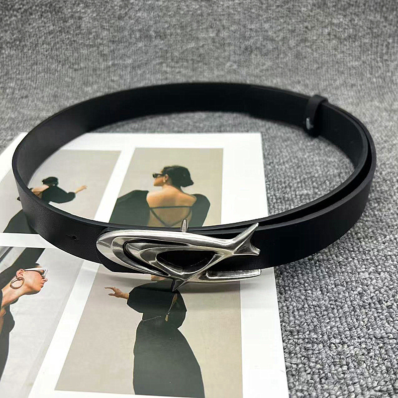Leather Work Jeans - Fashion Belts for Men Women High