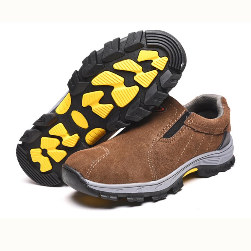 Leather Work Factory - Waterproof Leather Steel Toe Work Boots