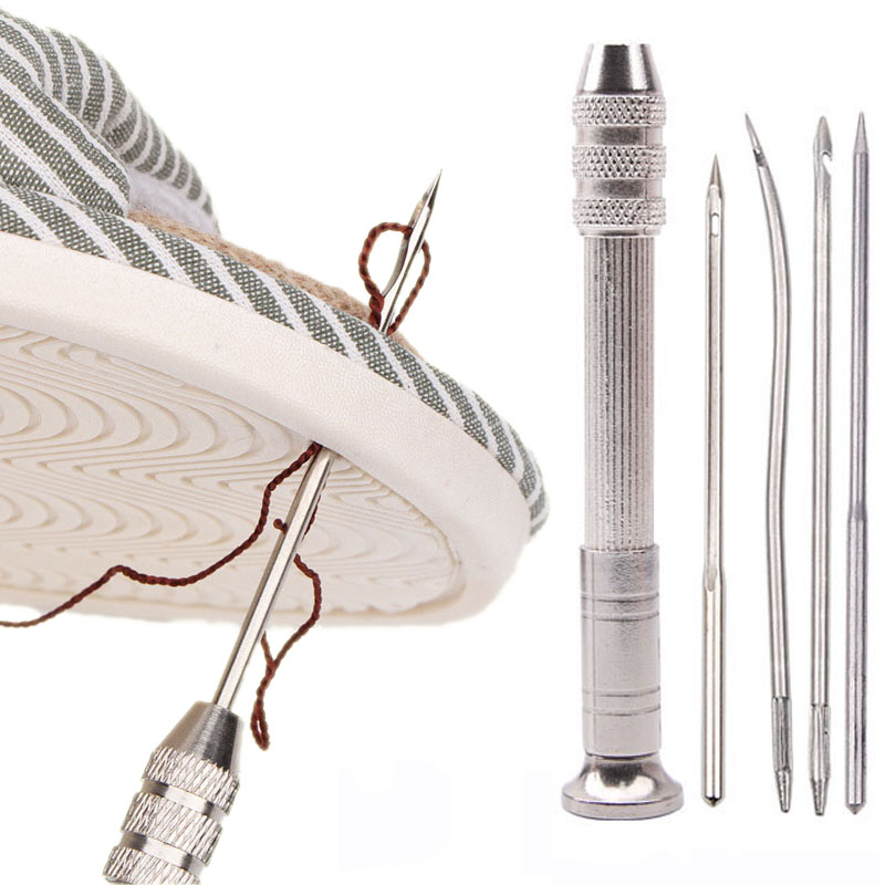 Leatherwork Punch - Leather Sewing Awl Set Replaceable Multifunctional