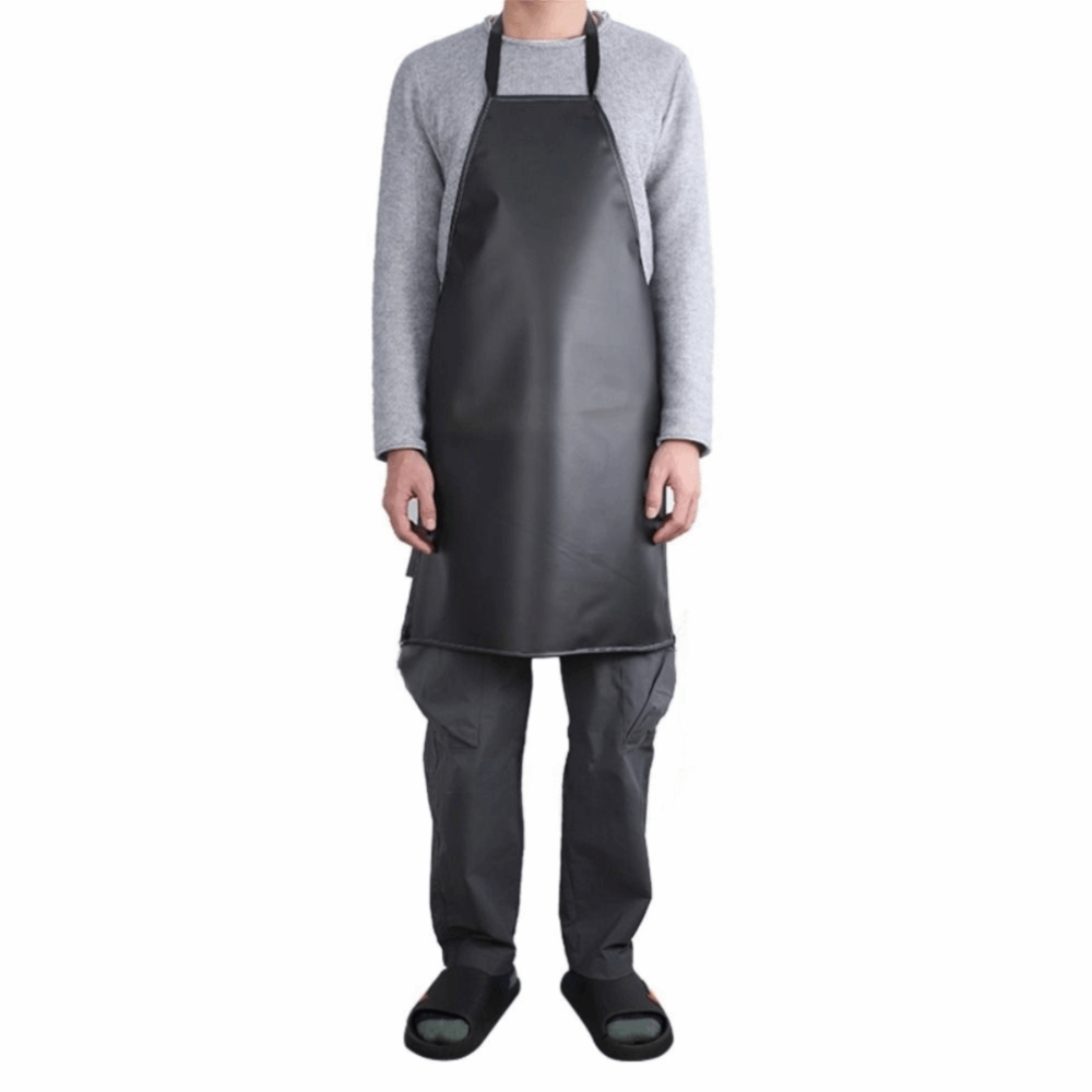 Leather Work Factory - PVC Waterproof Oil-proof Apron Waist Lengthened