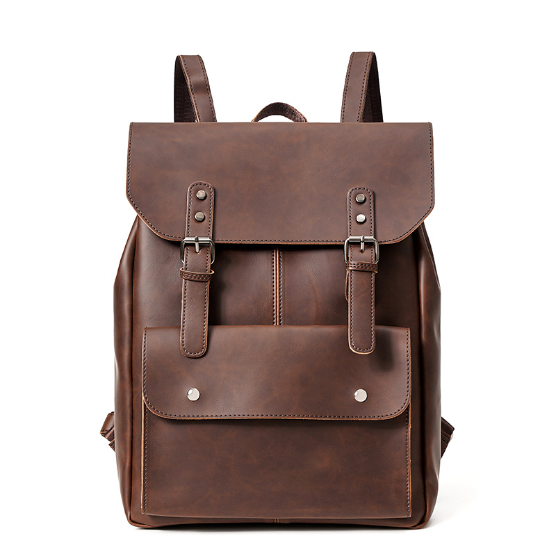 GOYN Vintage Men's Leather Bac - Leather Work Rucksack Mens ulasan dan harga