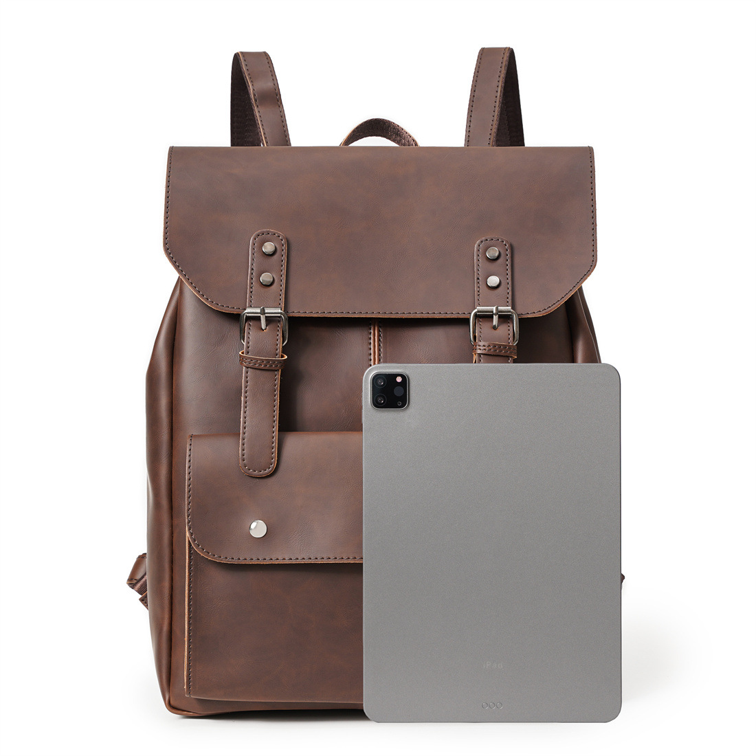 GOYN Vintage Men's Leather Bac - Leather Work Rucksack Mens ulasan dan harga