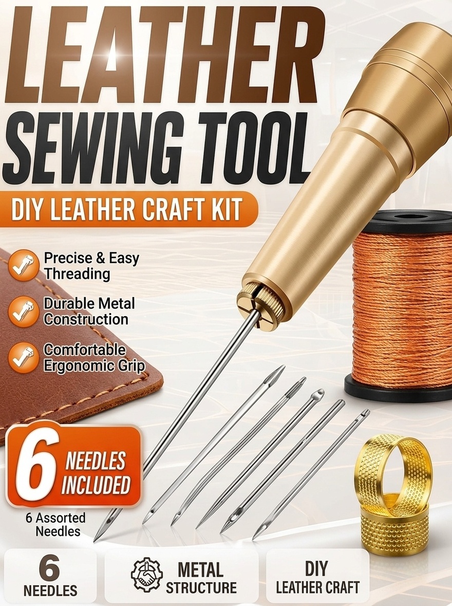 Leather Stitching Tool, Hand S - Leather Work Bag ulasan dan harga