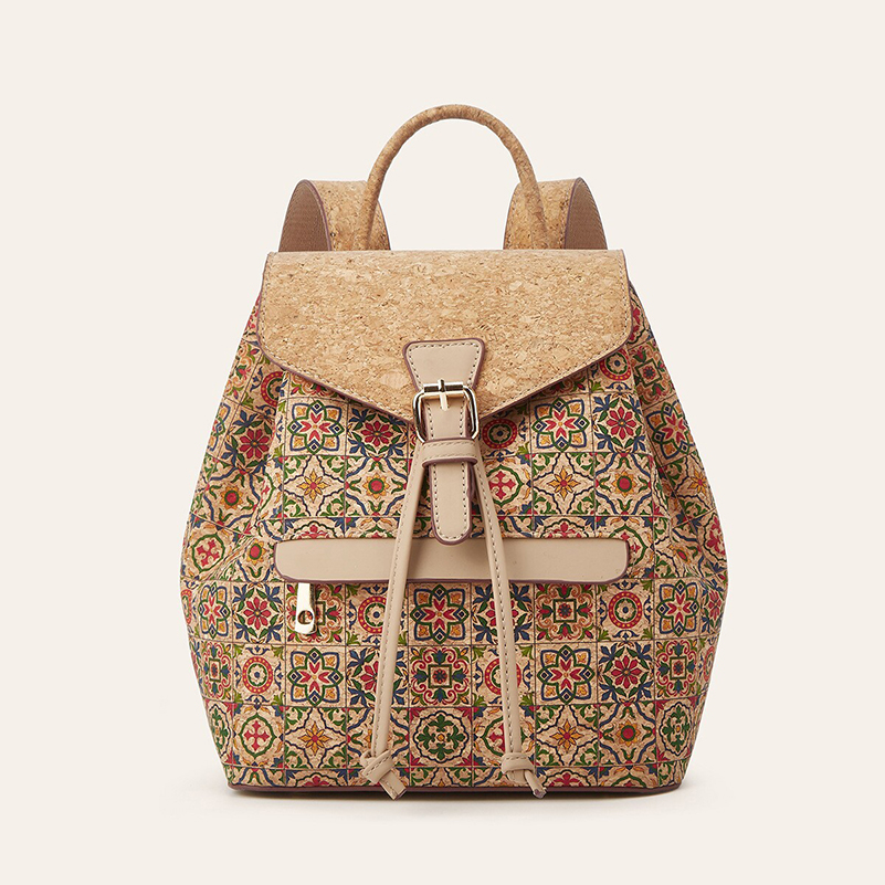 Backpack Bags Retro Cork Leath - Leather Work Backpack ulasan dan harga