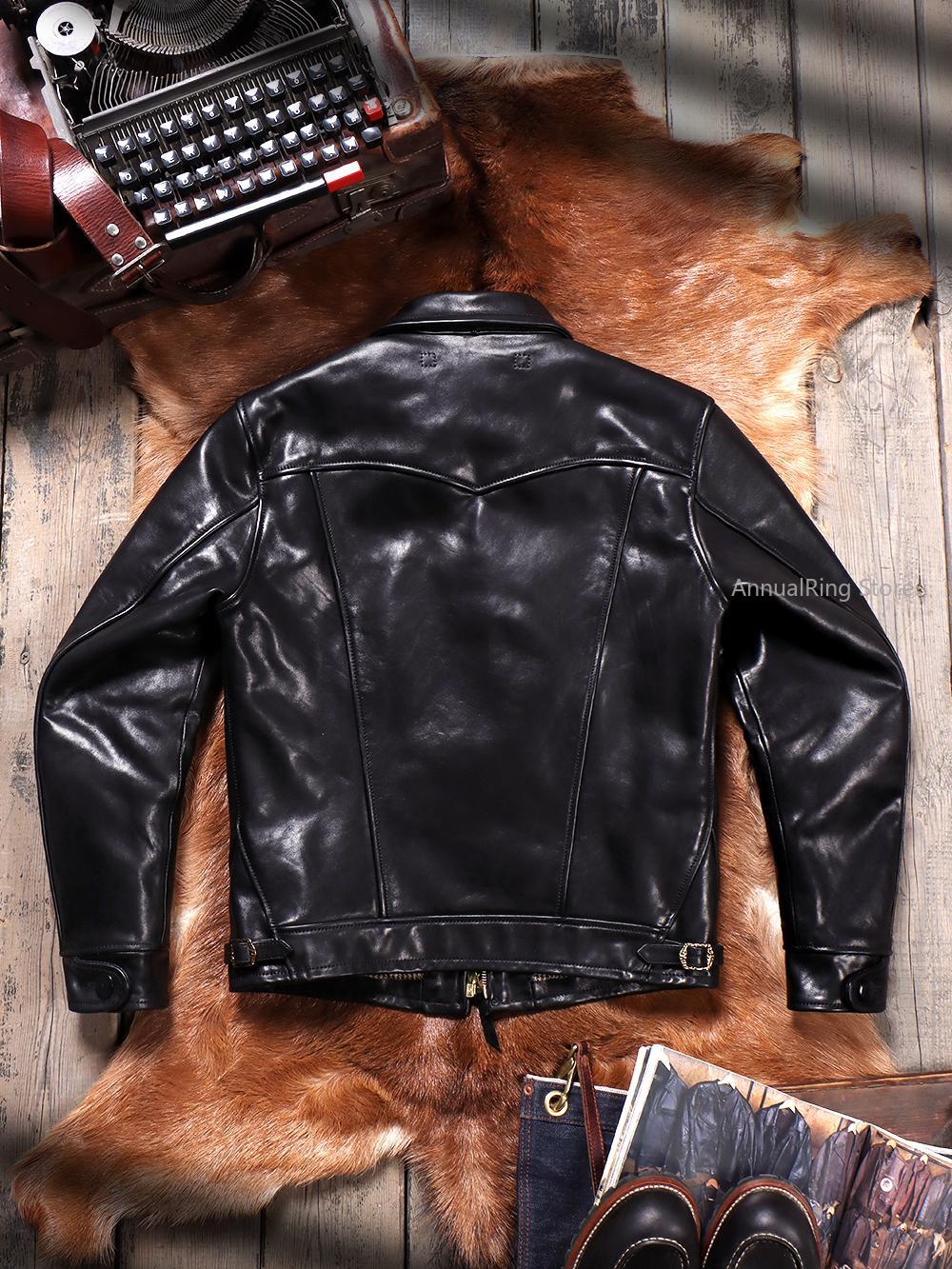 Full Grain Batik Vegetable Tan - Leather Work Jacket ulasan dan harga
