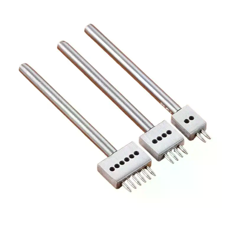 3Pcs Manual Leather Hole Punch - Leatherwork Punch ulasan dan harga