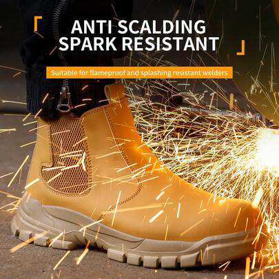 Durable Men's Safety Shoes Fas - Leather Work Factory ulasan dan harga