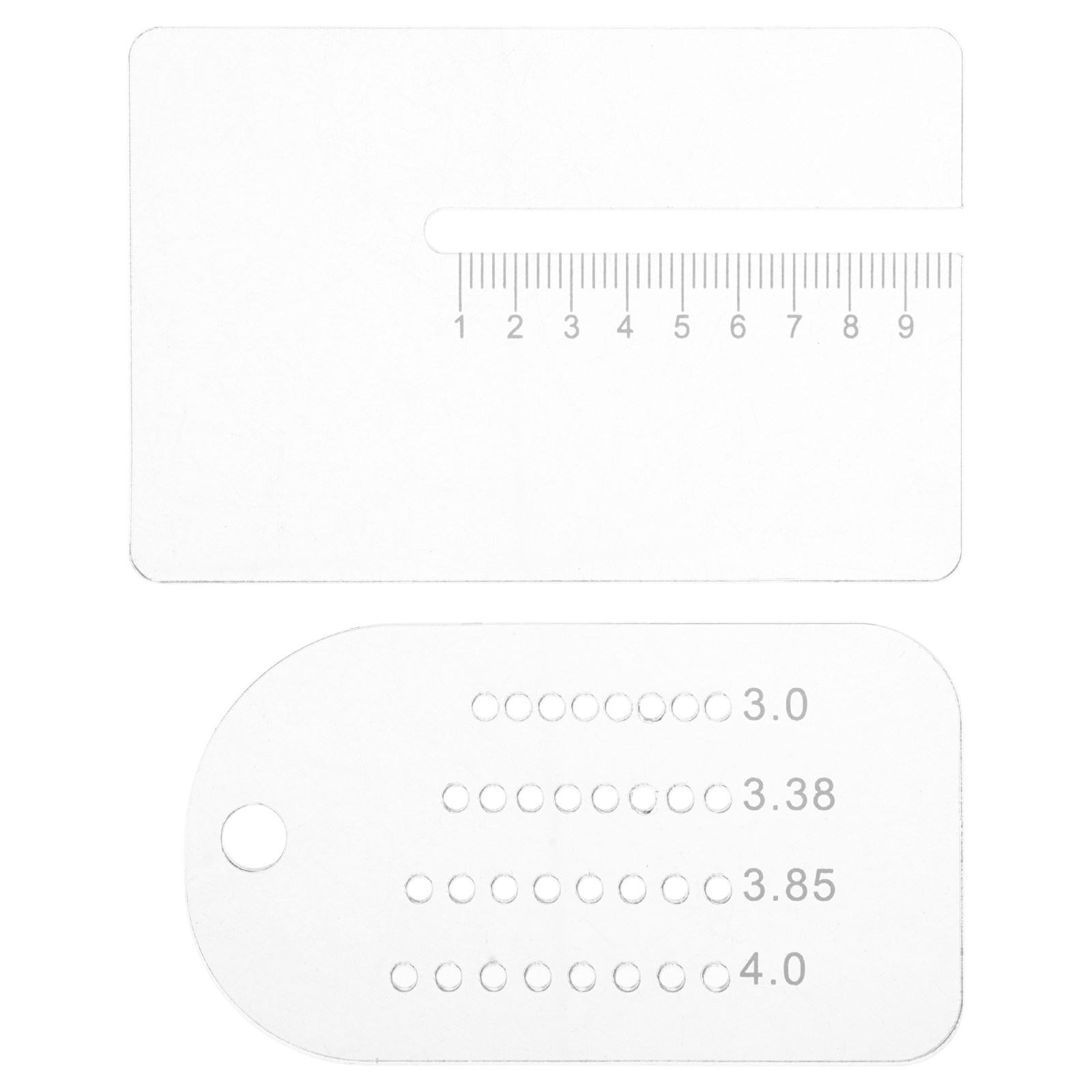 2Pcs Leathercraft Punch Spacin - Leatherwork Ruler ulasan dan harga