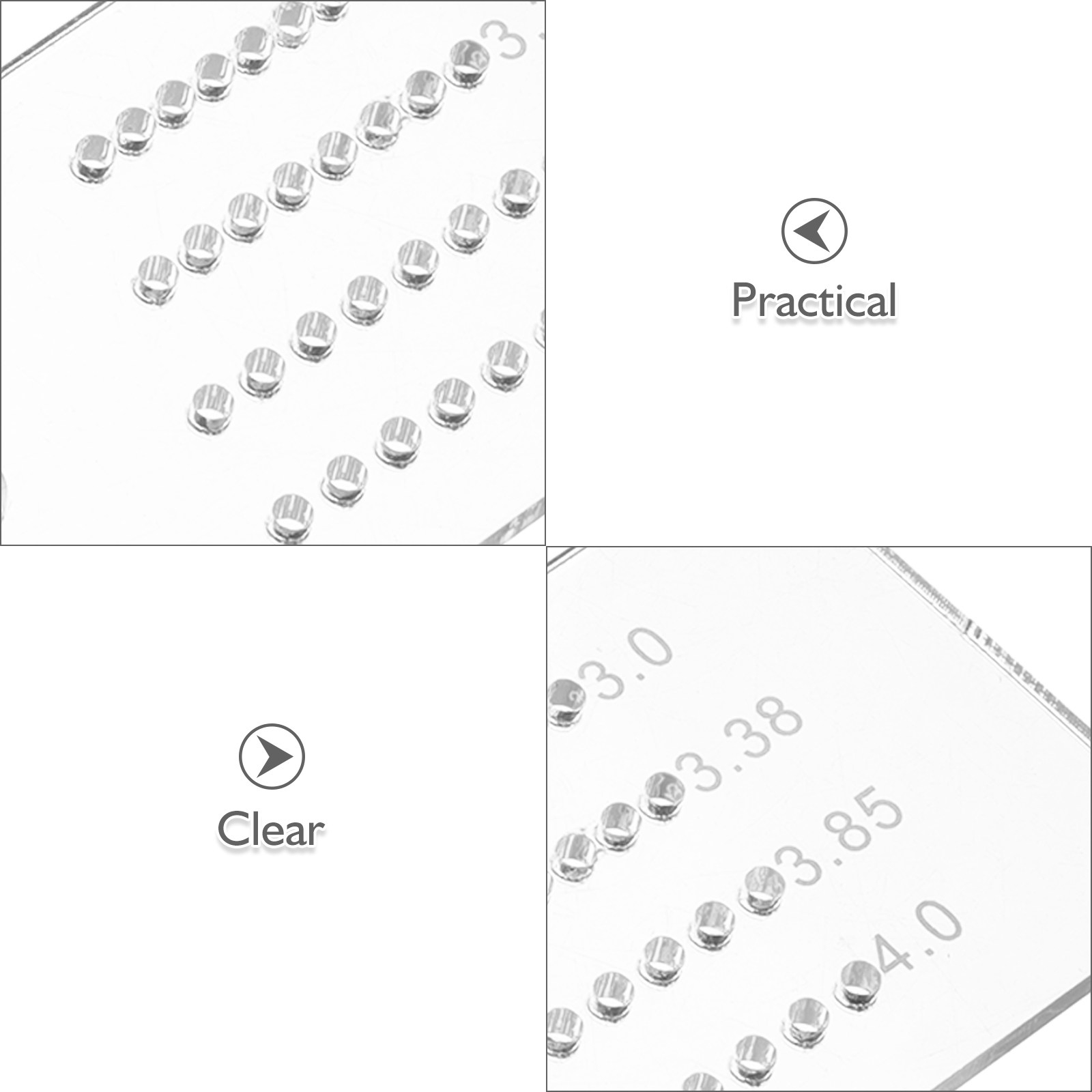 2Pcs Leathercraft Punch Spacin - Leatherwork Ruler ulasan dan harga