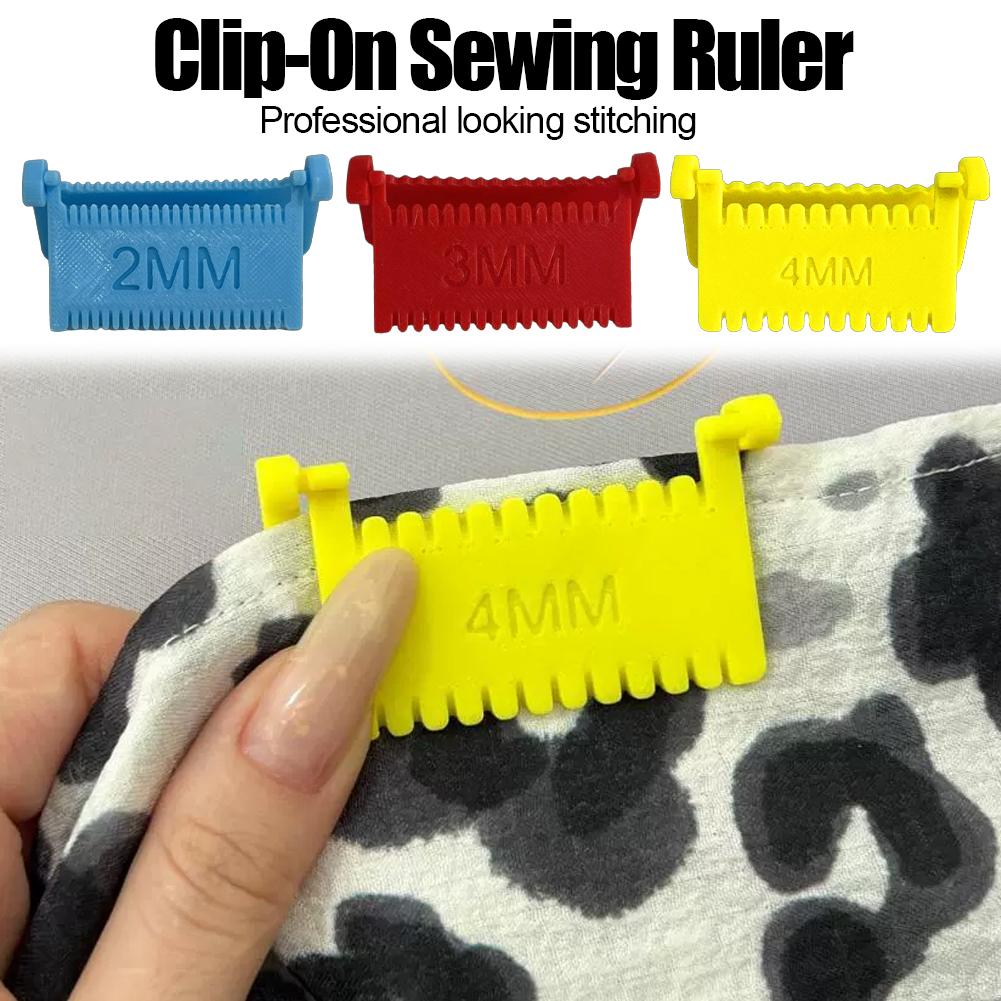Clip-On Sewing Ruler 2/3/4MM S - Leatherwork Ruler ulasan dan harga