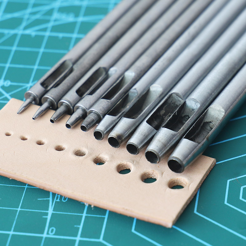 10pcs Rotary Leather Hole Punc - Leatherwork Punch ulasan dan harga