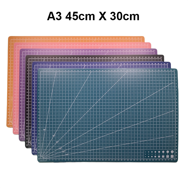A3 Cutting Pad Carving Knife / - Leatherwork Ruler ulasan dan harga