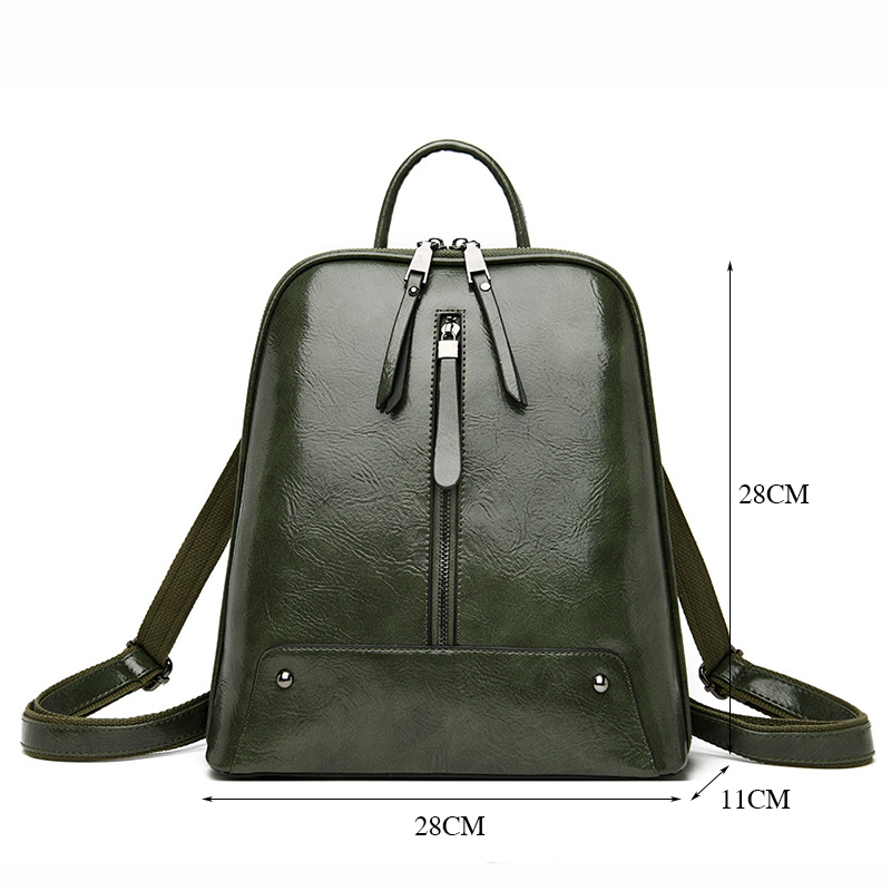 Women Leather Backpack Fashion - Leather Work Backpack ulasan dan harga