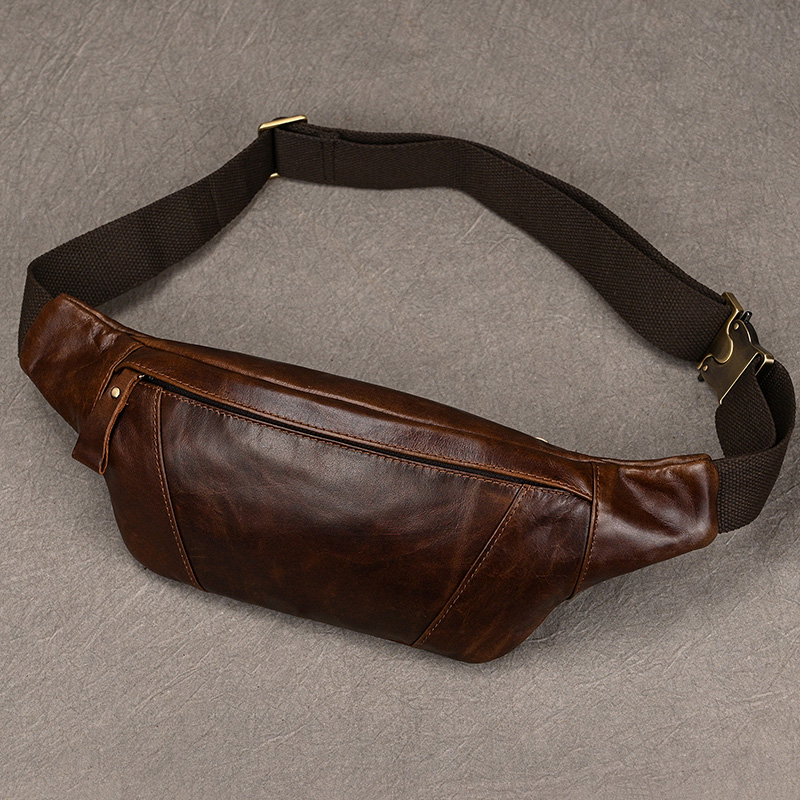 Men's Leather Chest Bags Cross - Leatherwork Fasteners ulasan dan harga