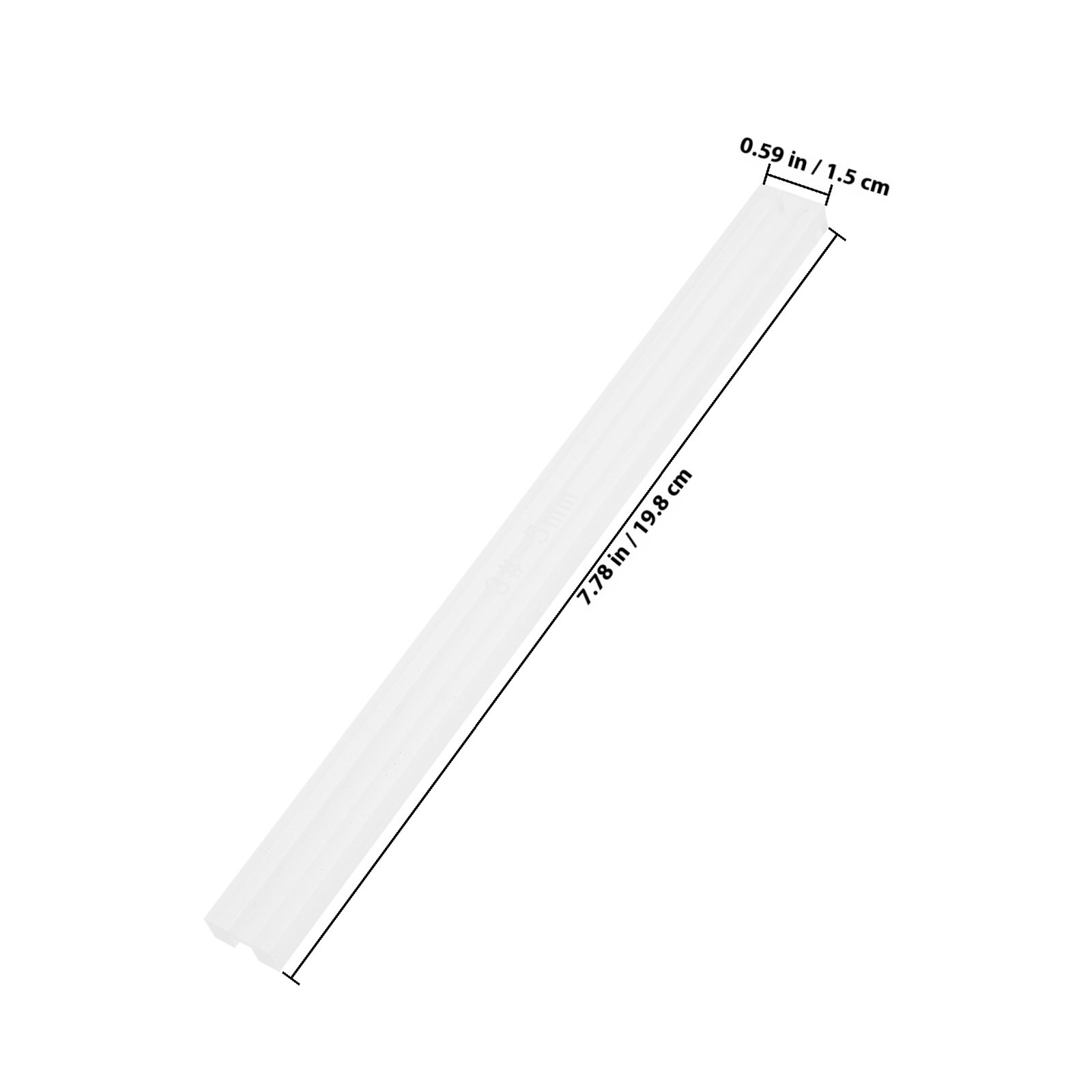 Acrylic Zipper Glue Anti-Overf - Leatherwork Ruler ulasan dan harga