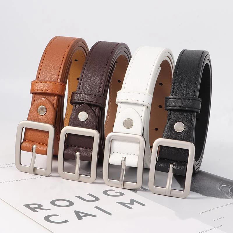 【IIOO】1pc Women's Belt Trendy  - Leather Work Jeans ulasan dan harga