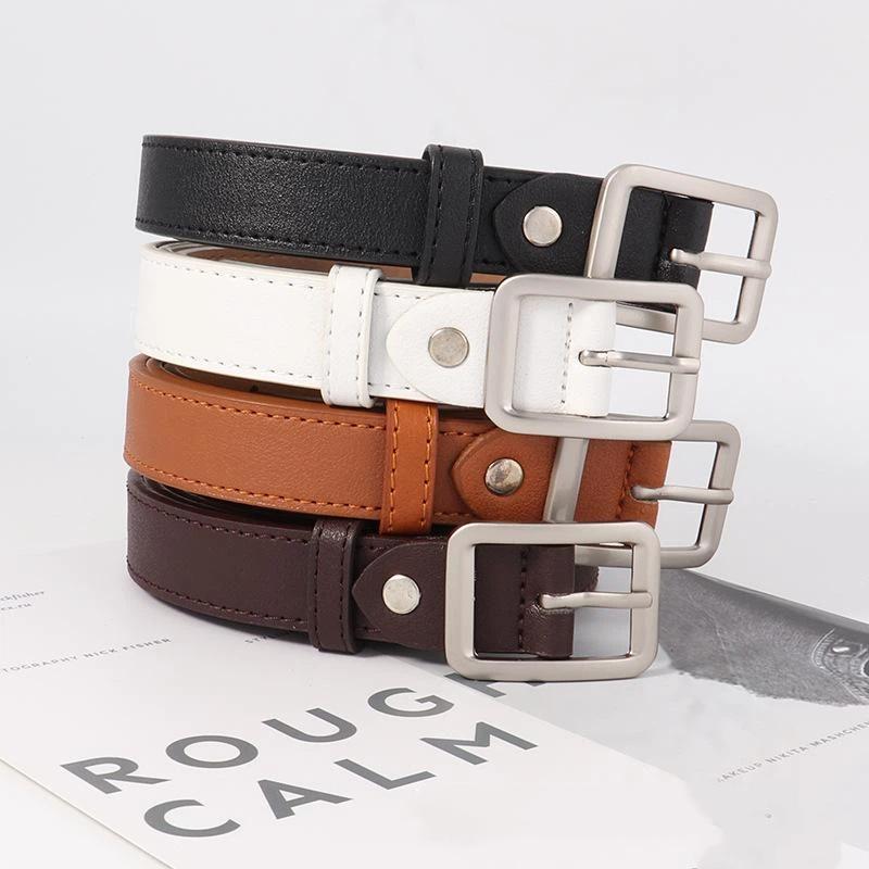 【IIOO】1pc Women's Belt Trendy  - Leather Work Jeans ulasan dan harga