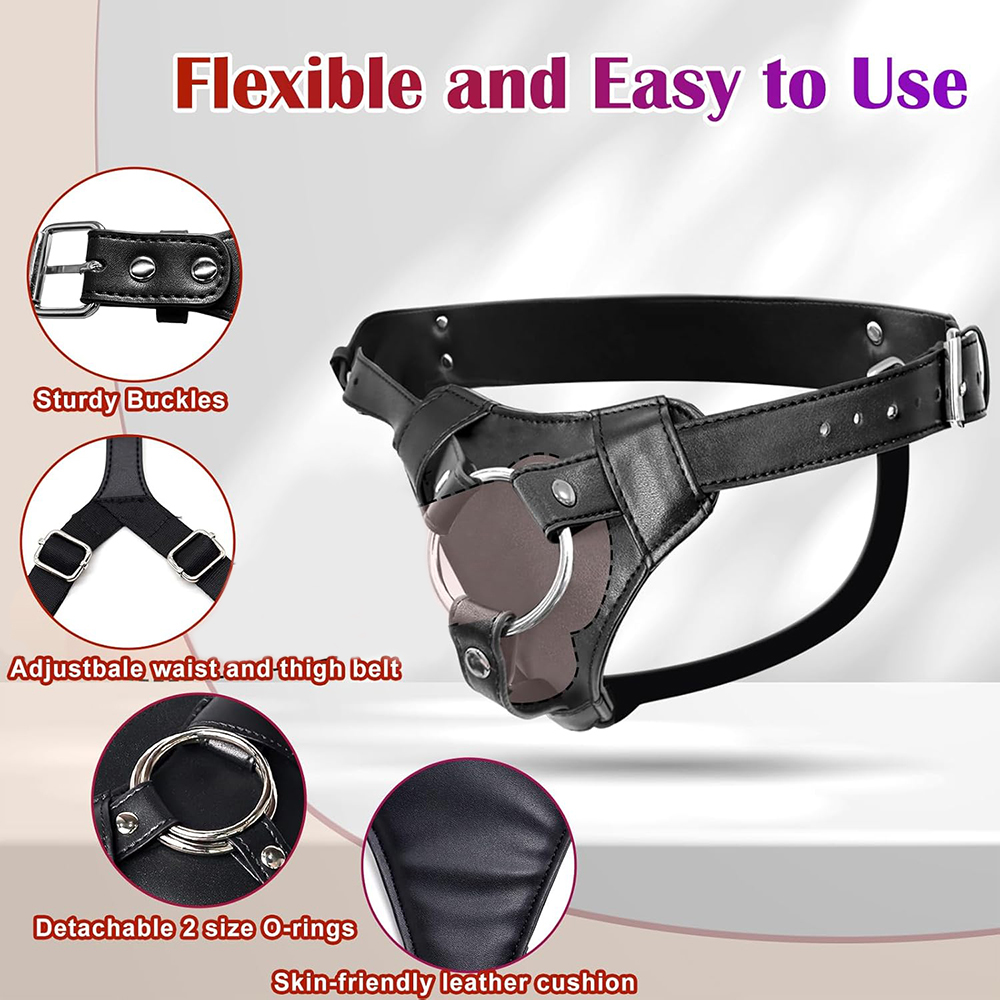 Strap On Dildo Harness Adult S - Leatherwork Fasteners ulasan dan harga