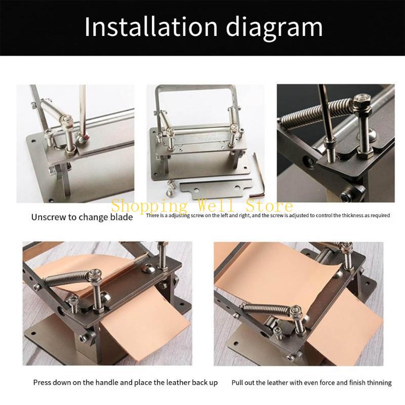 KX4B Leather Splitter Manual L - Skiver Leather Thin ulasan dan harga