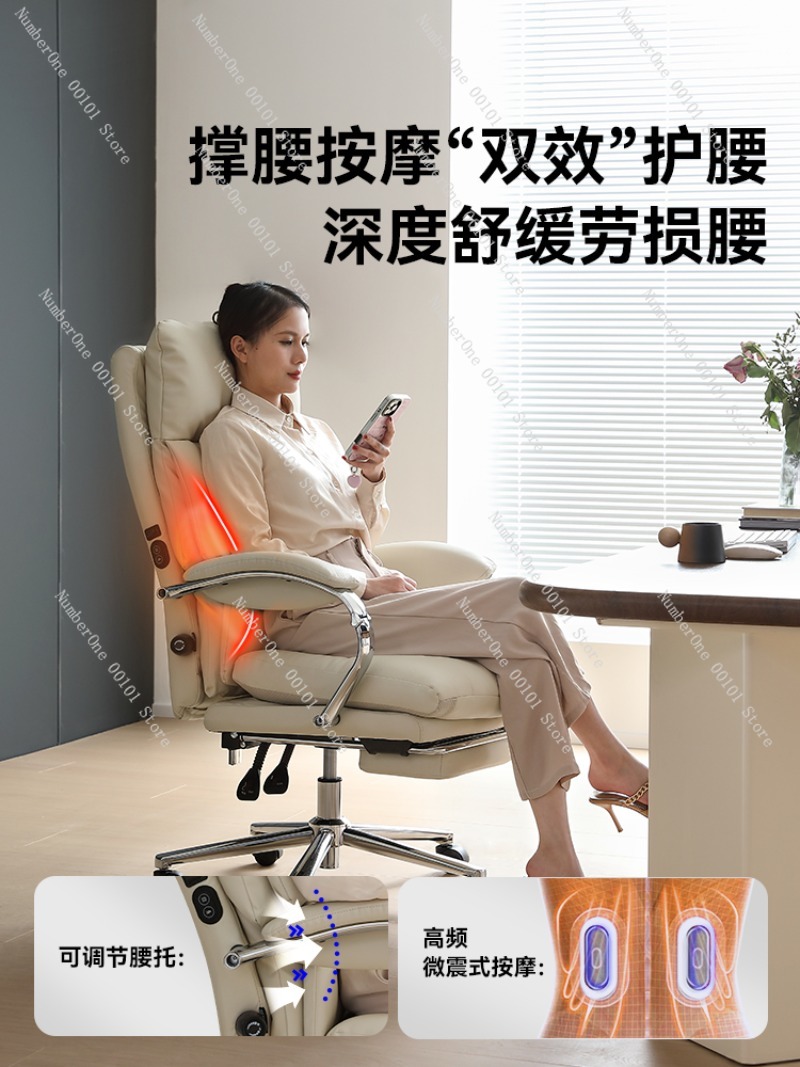 Genuine leather computer chair - Leatherwork Terms ulasan dan harga