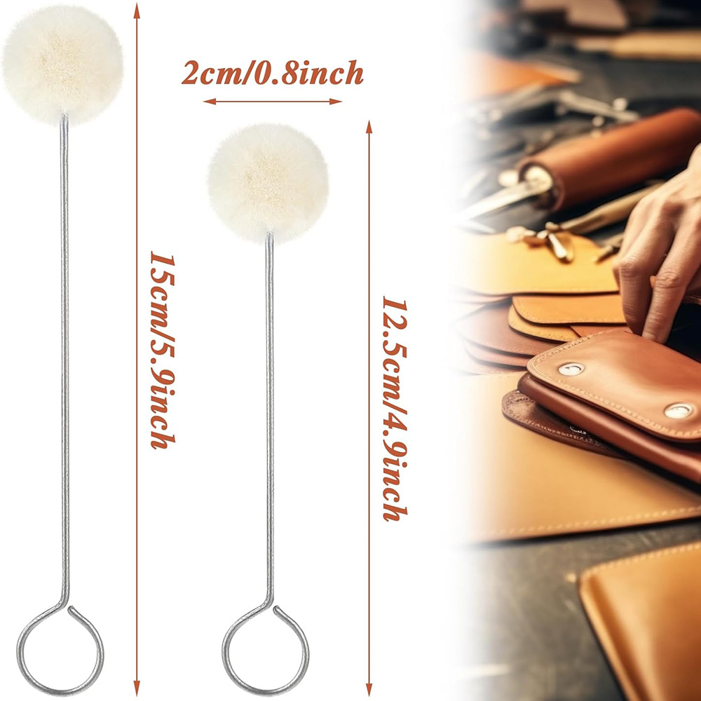 10/30pcs Leather Wool Balls Pa - Leather Dye Finish ulasan dan harga