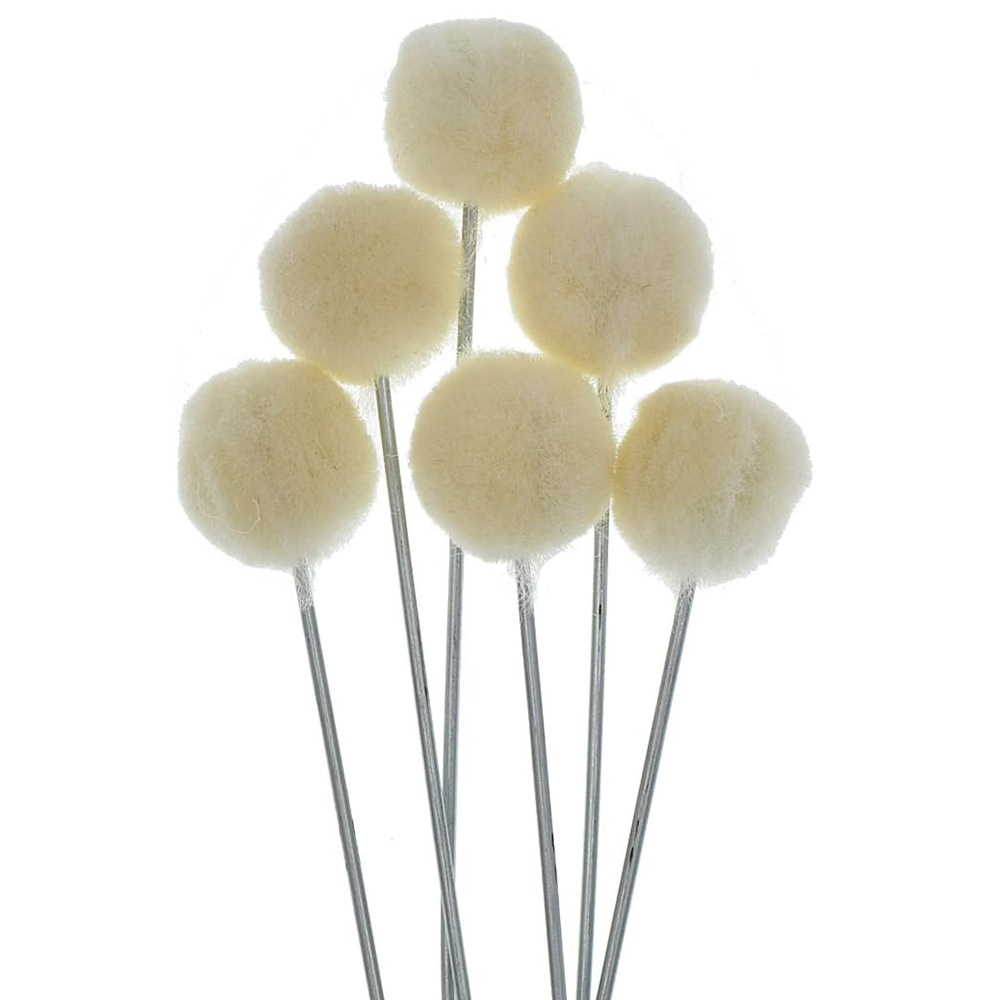 10/30pcs Leather Wool Balls Pa - Leather Dye Finish ulasan dan harga