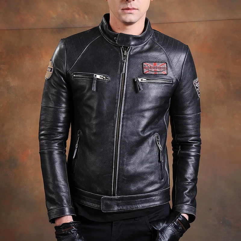 Fashion Biker Jackets Vintage  - Leather Work Jacket ulasan dan harga