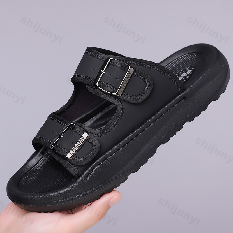 Men's Slippers 2025 Summer Bre - Leather Work Flats ulasan dan harga