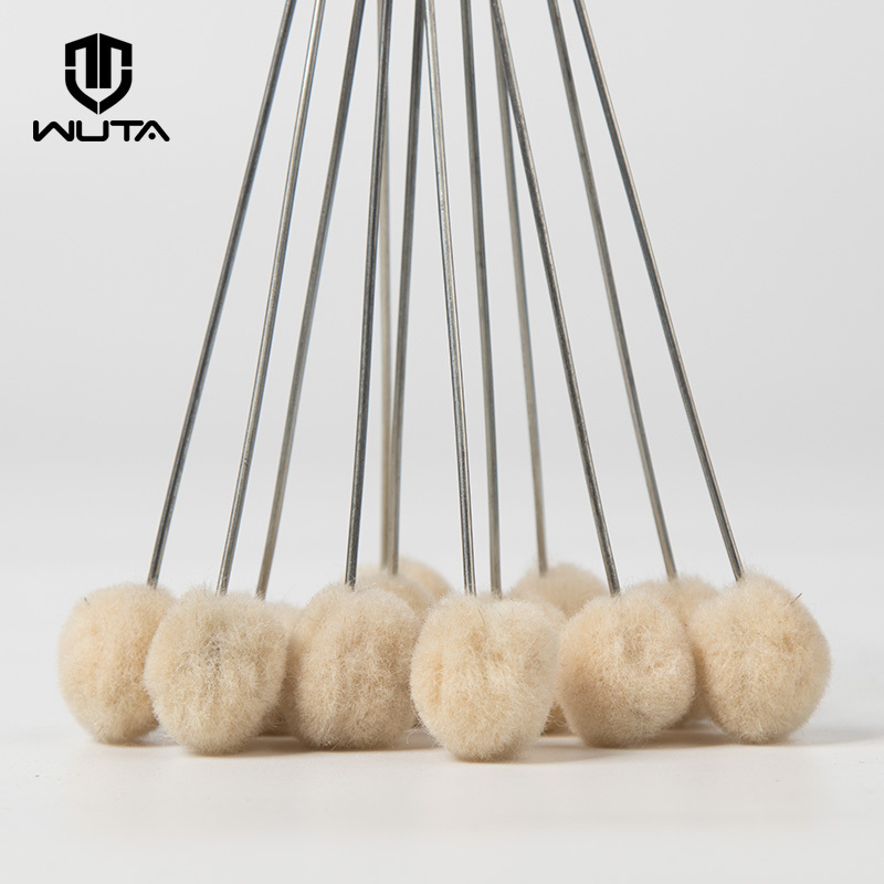 WUTA 20pcs/pack Natural Wool D - Leather Dye Finish ulasan dan harga