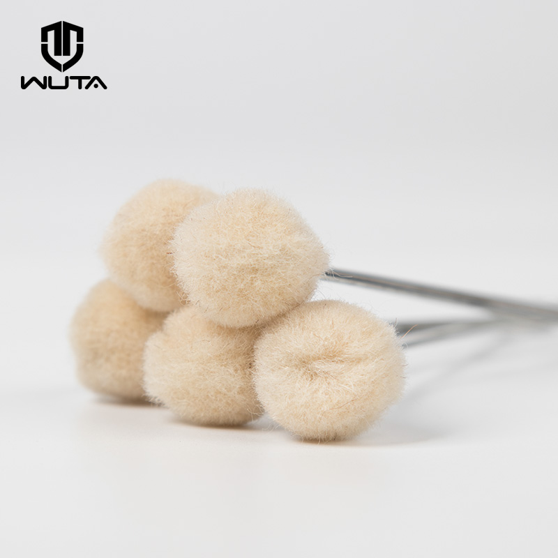 WUTA 20pcs/pack Natural Wool D - Leather Dye Finish ulasan dan harga
