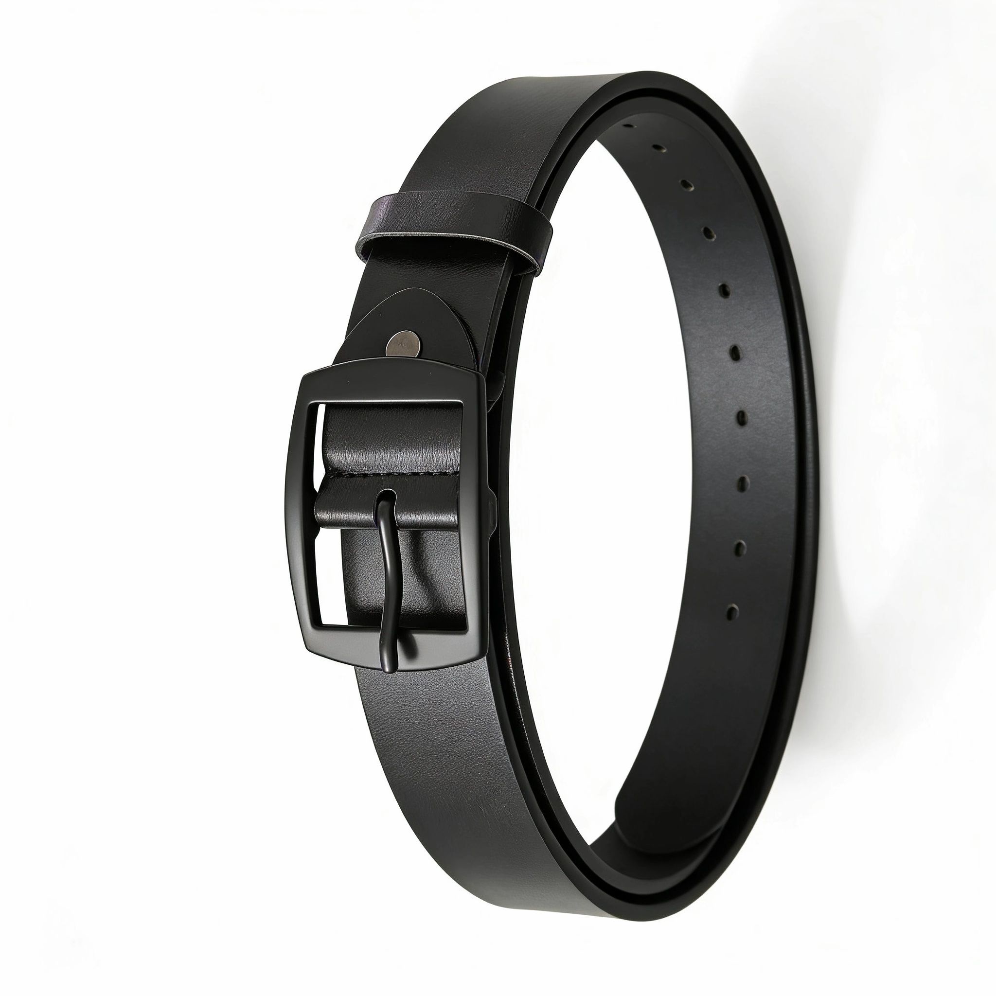 New Luxury Belt for Men PU Lea - Leather Work Jeans ulasan dan harga