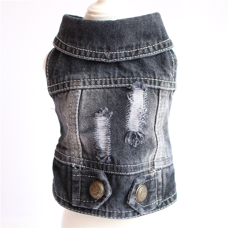 Wholesale Pet Clothes Fashion  - Leather Work Jeans ulasan dan harga