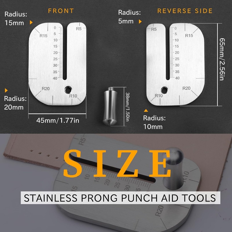 DIY Leather Pulling Board Prac - Leatherwork Ruler ulasan dan harga