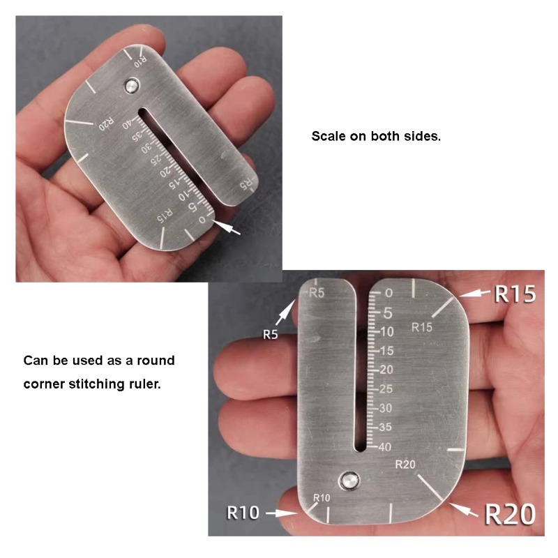DIY Leather Pulling Board Prac - Leatherwork Ruler ulasan dan harga