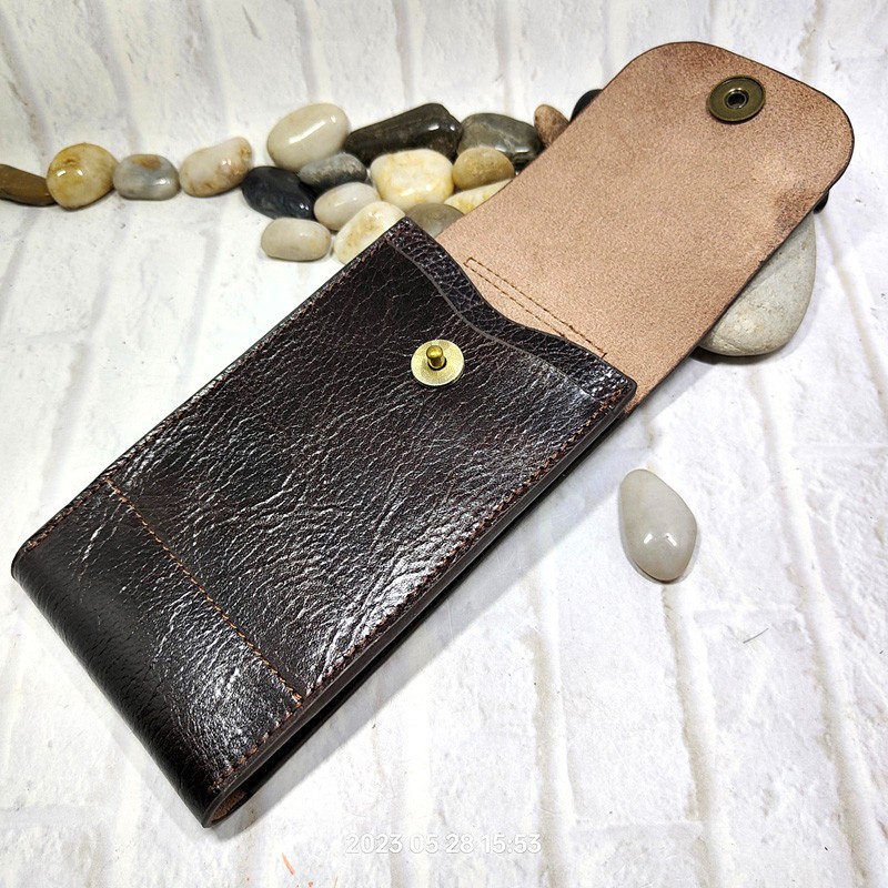 Mobile Phone Waist Bag Holster - Leatherwork Fasteners ulasan dan harga