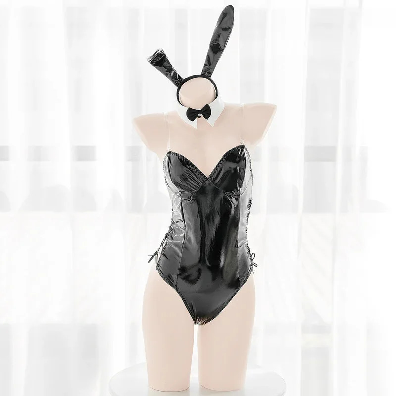 Sexy Lingerie Cosplay Bunny Co - Leather Work Jacket ulasan dan harga