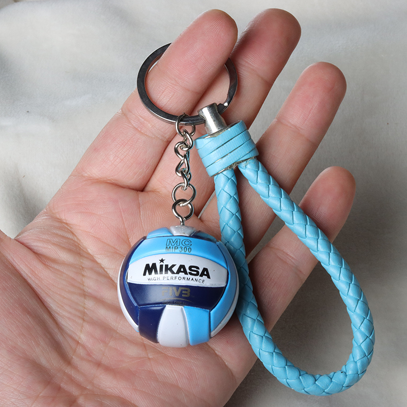 1pcs PVC  Volleyball Keychain  - Leatherwork Ruler ulasan dan harga