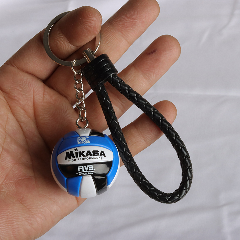 1pcs PVC  Volleyball Keychain  - Leatherwork Ruler ulasan dan harga