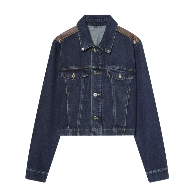 ETJ Women's Denim Jacket & Jea - Leather Work Jacket ulasan dan harga