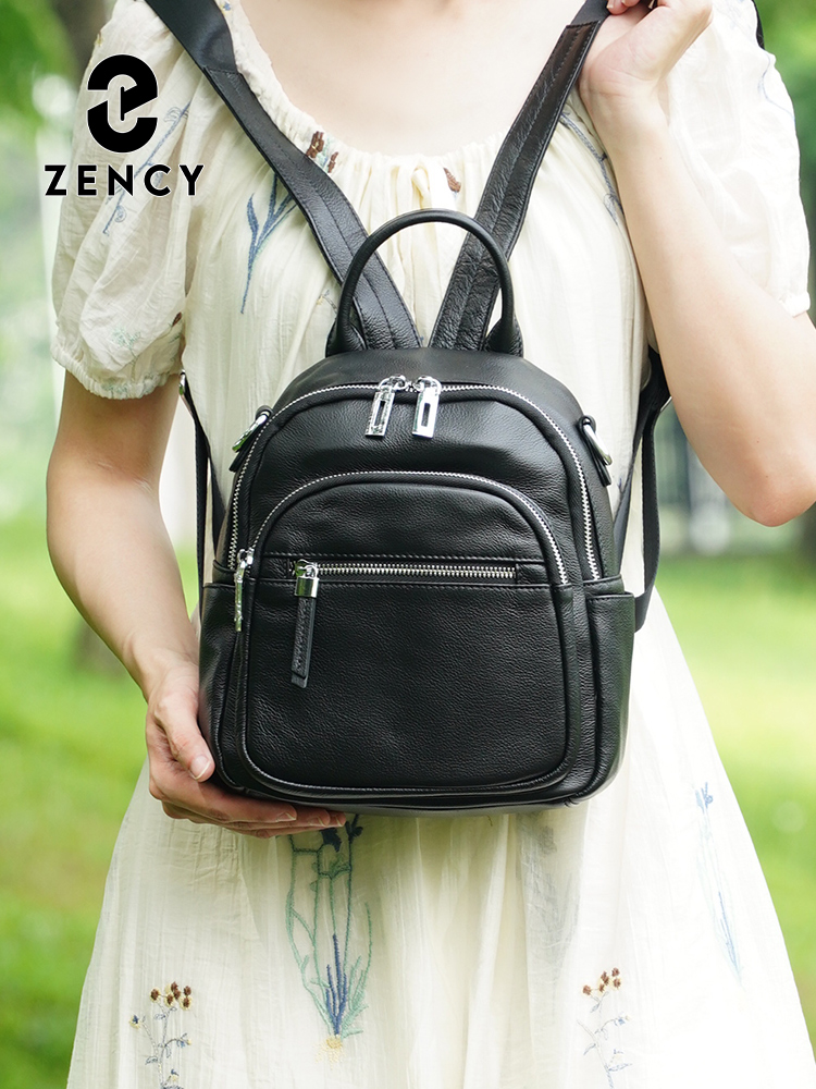 Zency Genuine Leather Small Ba - Leather Work Bag ulasan dan harga