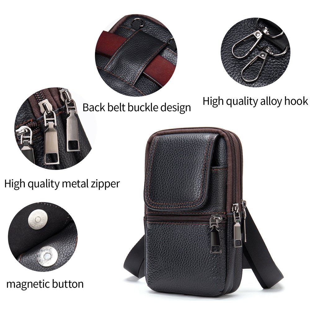 Versatile casual crossbody bag - Leatherwork Fasteners ulasan dan harga