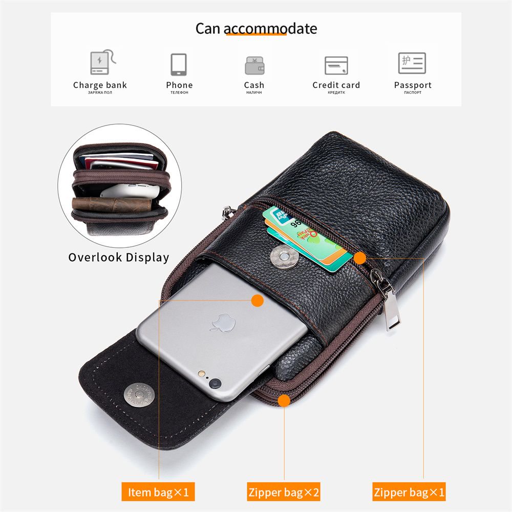 Versatile casual crossbody bag - Leatherwork Fasteners ulasan dan harga
