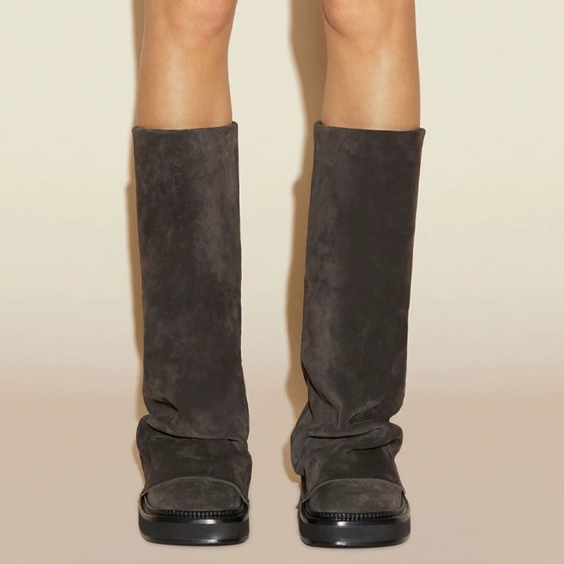 2026 New Autumn And Winter Wom - Leather Work Flats ulasan dan harga